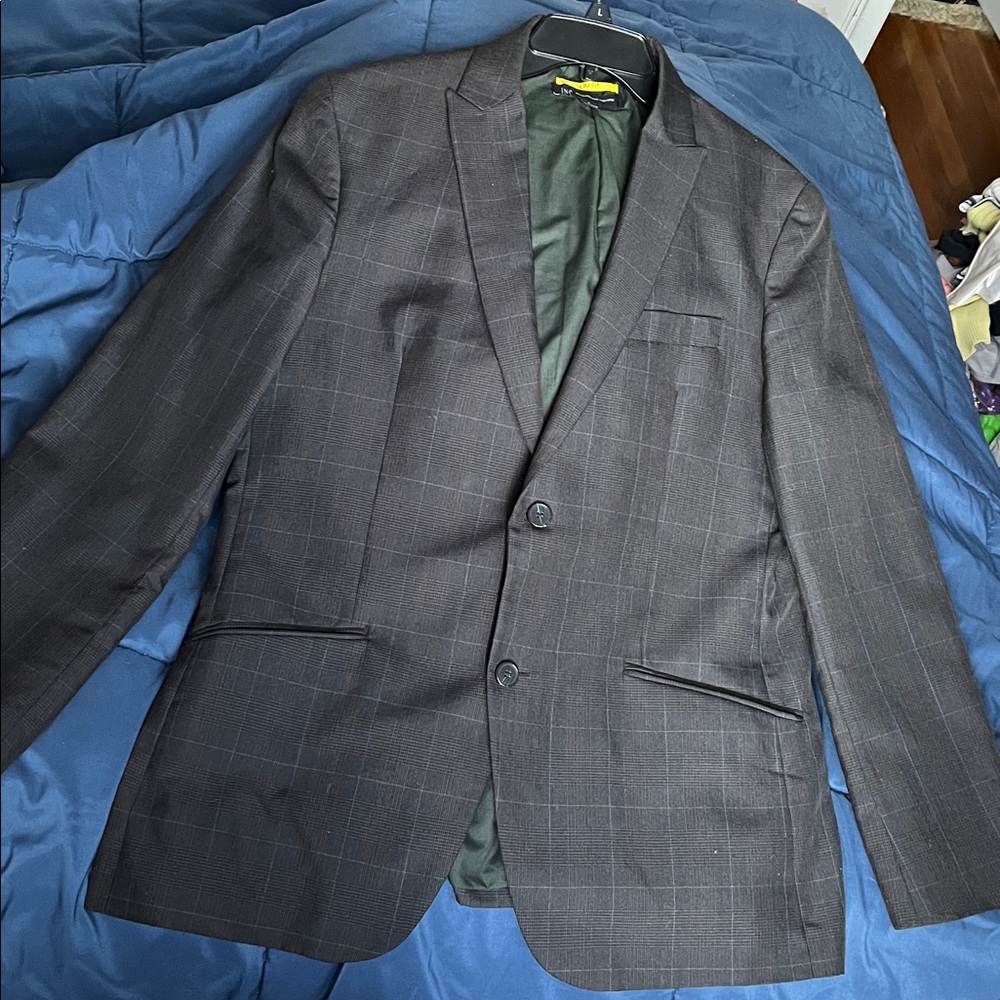 Almost new,INC International Concepts Dark Gray Blazer, wore few times.